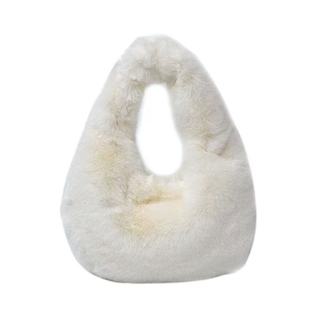 毛绒小包包女式2025新款高级感百搭手拎毛茸茸包洋气学生手提小包