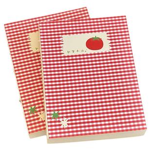 复古简约番茄格纹笔记本加厚空白小众高颜值小学生日程记事手帐本子韩系ins风学生专用记事本高颜值手账日记