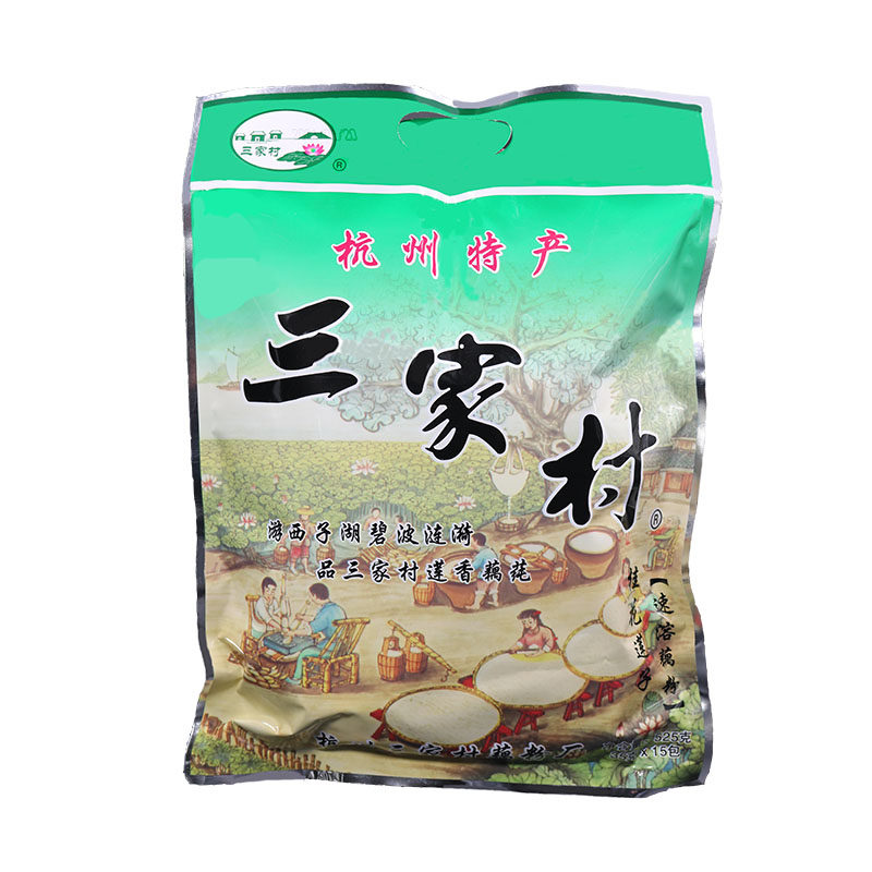 杭州特产三家村速溶桂花莲子藕粉