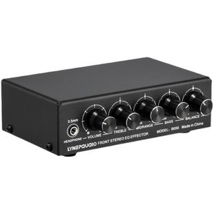 前置立体声放大器 高/中/低音调节音效器 支持3混音器 USB 5V供电