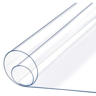 可定制PVC软玻璃加厚透明桌布圆角防水防油防烫餐桌茶几垫长方形