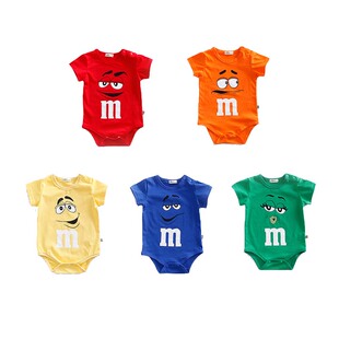 夏款婴幼儿连体衣网红搞笑男女宝宝休闲运动服短袖新生儿哈衣爬服