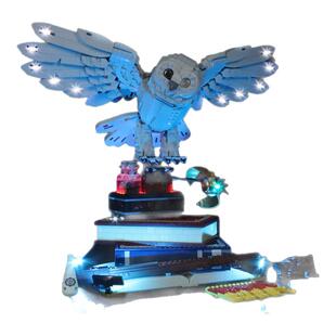 Brick Bling适用乐高76391海德薇猫头鹰积木灯饰哈利波特系列灯光