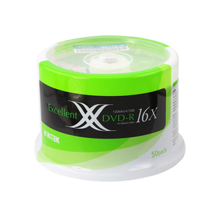 铼德双X系列16X DVD+R刻录光盘50片 dvd-r空白刻录光盘 刻录光碟