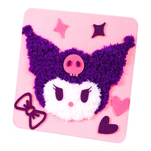 儿童手工毛线缝缝乐创意卡通刺绣画制作材料3-6岁益智diy圣诞礼物