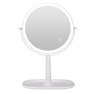 双面化妆镜台式led灯放大