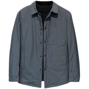 轻薄羽绒服男士中长款 秋冬中青年轻便白鸭绒休闲外套