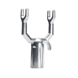 加厚铝合金衣叉配件替换头晾衣杆叉头衣杆头子家用收衣杆晾衣叉子