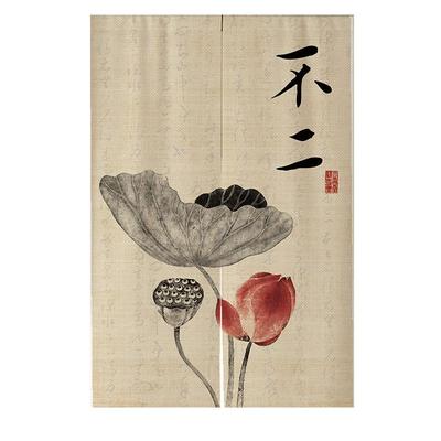 门帘家用免打孔布帘遮挡帘