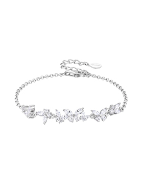 卡蒂罗闪闪蝶舞手链925银