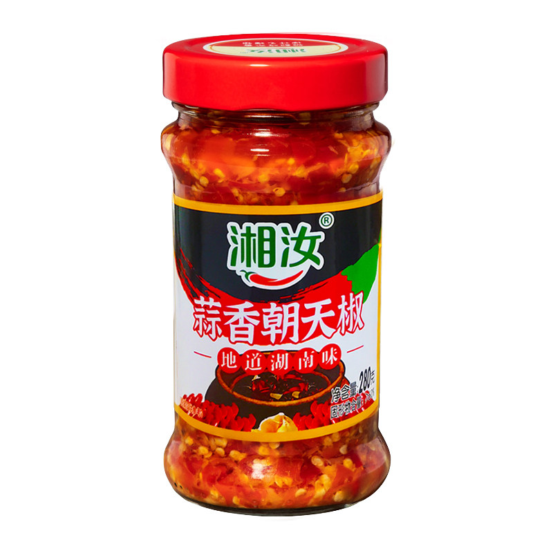 湘汝品牌蒜香朝天椒拌饭野山椒
