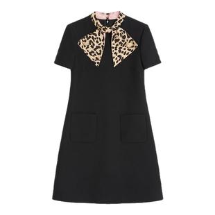 [季末优惠]华伦天奴VALENTINO女士 CREPE COUTURE 短款连衣裙