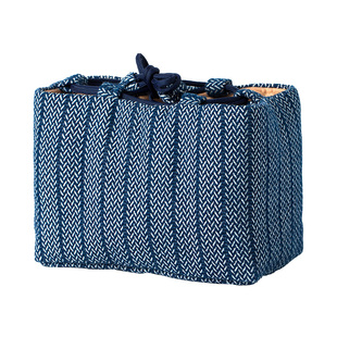 中式 复古提花蓝染茶具收纳包一壶两杯加厚便携旅行收纳袋 可定制