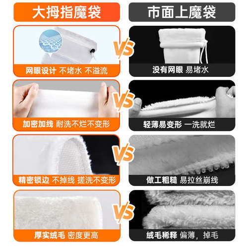 魔袋过滤棉鱼缸专用过滤袋底滤滤材高密度防溢流生化魔毯蛋白棉