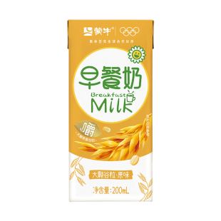 【U先入仓】蒙牛早餐奶原味200ml×1盒 大颗谷粒多多 营养好早餐