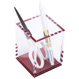 三锐简约笔筒清新纯色笔插彩色底笔架超级漂亮笔架高端质感笔类收纳盒桌面文具盒创意商务笔盒北欧ins风笔桶