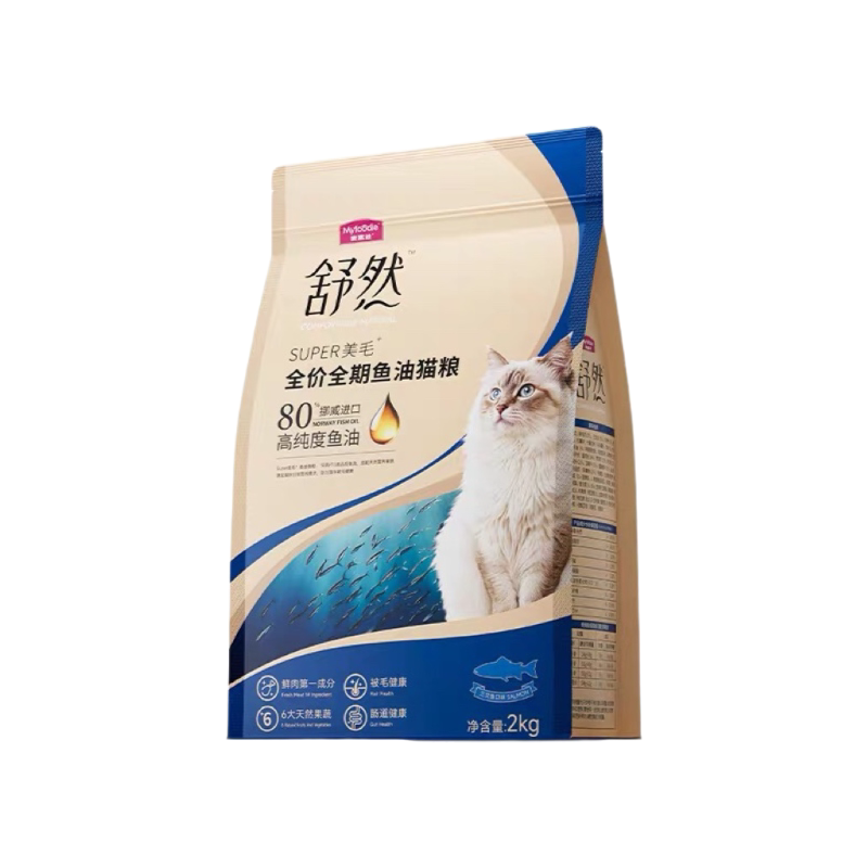 麦富迪舒然鱼油猫粮80%鱼油美毛