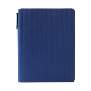 方便翻开的本子 三口a5软皮笔记本插套本带笔插可替换本芯 简约大学生横线商务办公记事本工作本定制封面内页