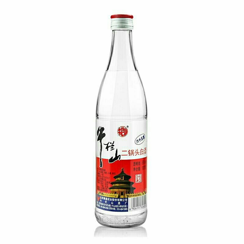 牛栏山二锅头65度纯粮白酒500ml