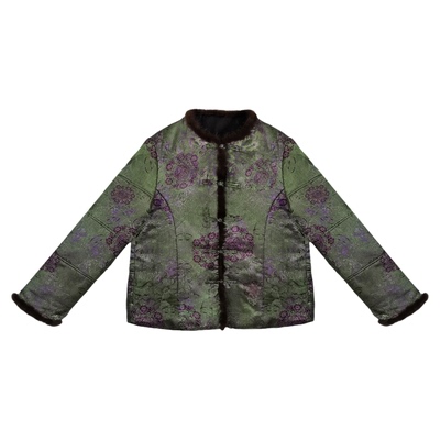 林典香云纱桑蚕丝保暖棉衣