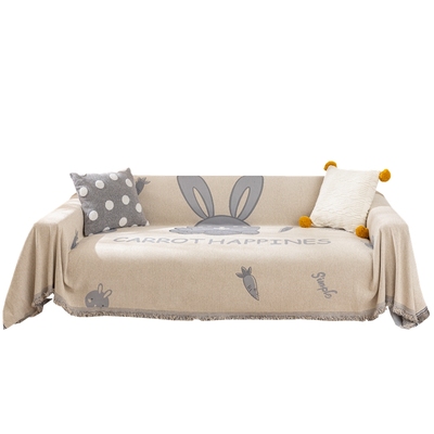 全包沙发万能布艺垫防滑美式盖巾