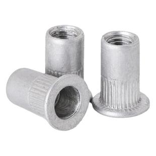 铝合金拉铆螺母铝制平头竖纹拉帽沉头拉卯柳螺母M3M4M5M6M8M10