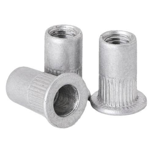 铝合金拉铆螺母铝制平头竖纹拉帽沉头拉卯柳螺母M3M4M5M6M8M10