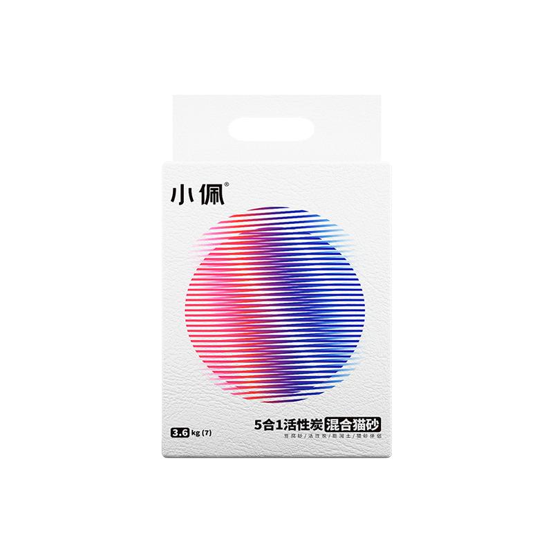 【百亿补帖】小佩猫砂五合一混合猫砂豆腐砂3.6kg