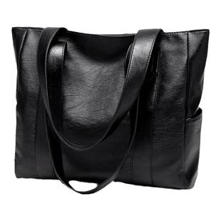 大容量软皮包包女2026新款潮时尚真皮大包手提单肩托特羊皮女包包