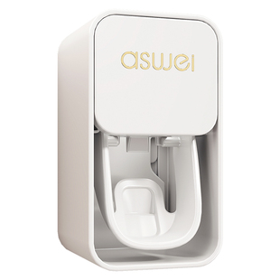 奶油风挤牙膏神器家用牙膏置物架免打孔壁挂全自动牙膏挤压器套装