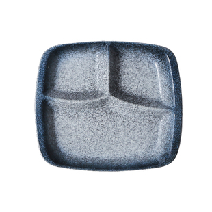 日式减脂分格分餐盘家用陶瓷餐具托盘一人食早餐分隔水果盘子食堂