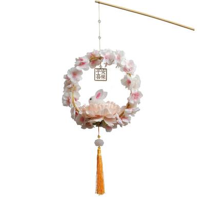 爱拉暖光花环中秋节古风古色