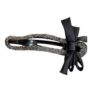 轻奢懒人抓夹镶钻抓夹女高级感发量少后脑勺盘发夹新款鸭嘴夹发饰