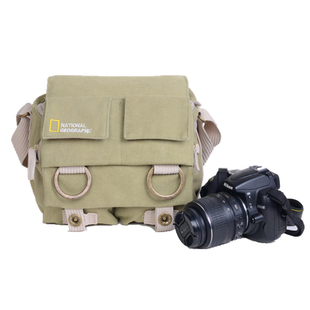 国家地理适用佳能索尼富士单肩摄影包男女休闲微单帆布单反相机包