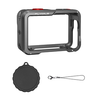 适用大疆Pocket3磁吸支架Osmo Action4/5Pro/6金属兔笼多功能磁吸支架Magsafe手机提词器拓展保护框配件