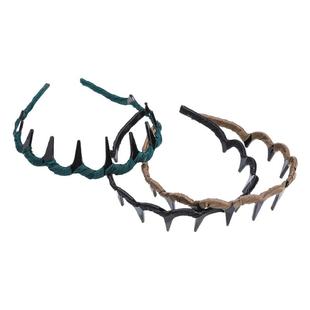 高颅顶波浪发箍女2025新款带齿防滑洗脸不压发头箍显脸小发卡头饰