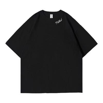 宽松潮流情侣装简约短袖T恤男潮