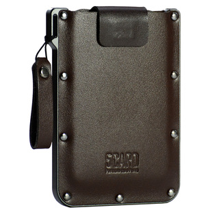 5CARD便携式高档真皮卡包男士超薄小巧随身名片夹防盗刷银行卡套