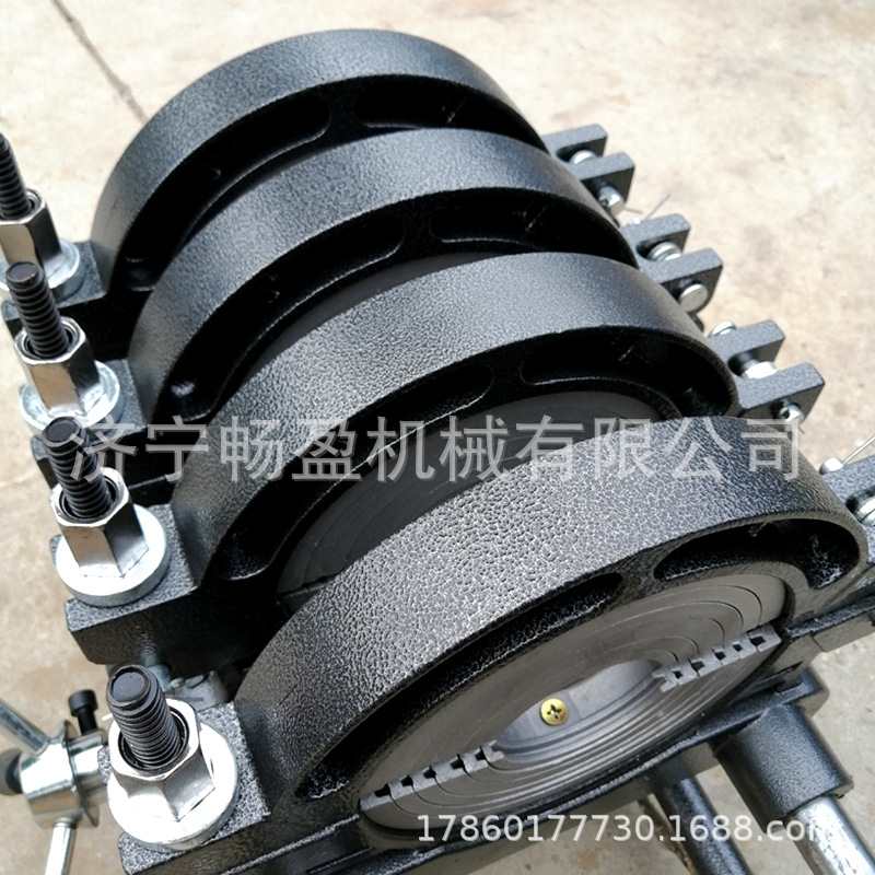 pe管手动热熔对接机手摇对焊机热熔两环四环63-160-200-250