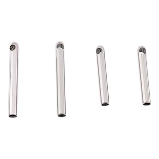 F136钛合金骨钉侧孔螺纹底座适配0.9牙内螺纹耳钉穿刺饰品配件