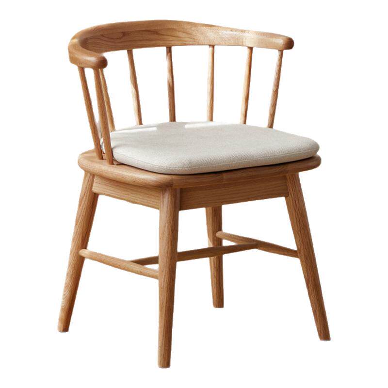 【质保无忧】实木旋转椅靠背椅