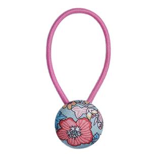 桑蚕丝系列绸缎面弹力欧美风发圈万能多用途纽扣发绳发带束发带