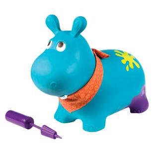比乐B.toys弹跳河马儿童充气羊角球加厚大号宝宝大黄蜂跳跳马玩具