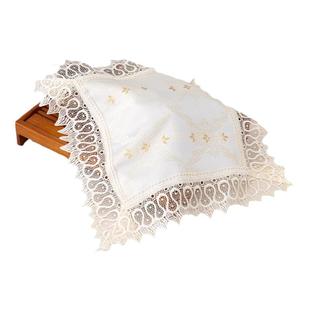 新款简约茶盘盖巾遮灰方形水杯茶台果盘防尘布多用巾厨房电器盖布