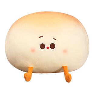 大白馒头抱枕团子毛绒玩具软绵绵的娃娃玩偶女生床上睡觉ins靠枕