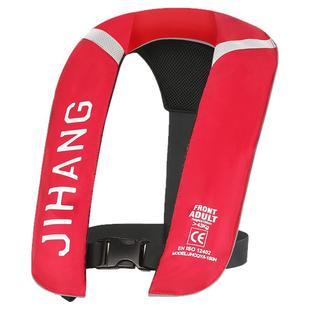 JIHANG自动充气救生衣路亚钓鱼专用成人大浮力背心车载便携式马甲