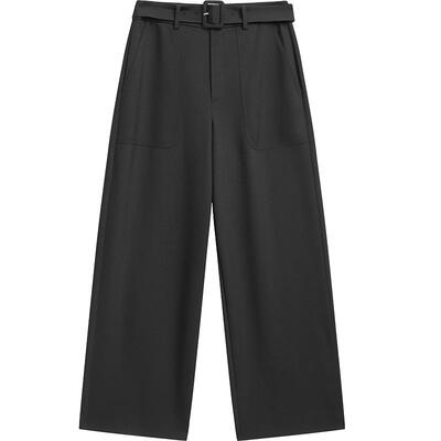 【紫薇裤】播高腰西装裤女夏季显瘦垂感阔腿休闲裤DDR2KD5641