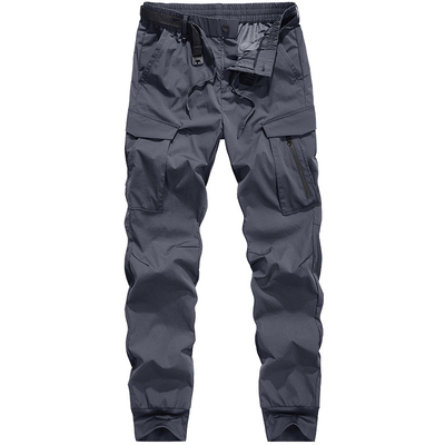 冰丝运动裤男士速干裤弹力工装裤