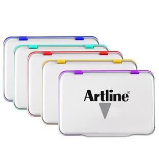 日本旗牌Artline 印章专用快干印台 银行财务办公用品携盖章水性速干印台印油
