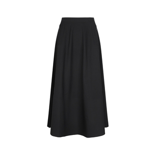 【精工系列】LESS春夏A版伞裙女高腰挺括廓形长款半身裙2P5D10590